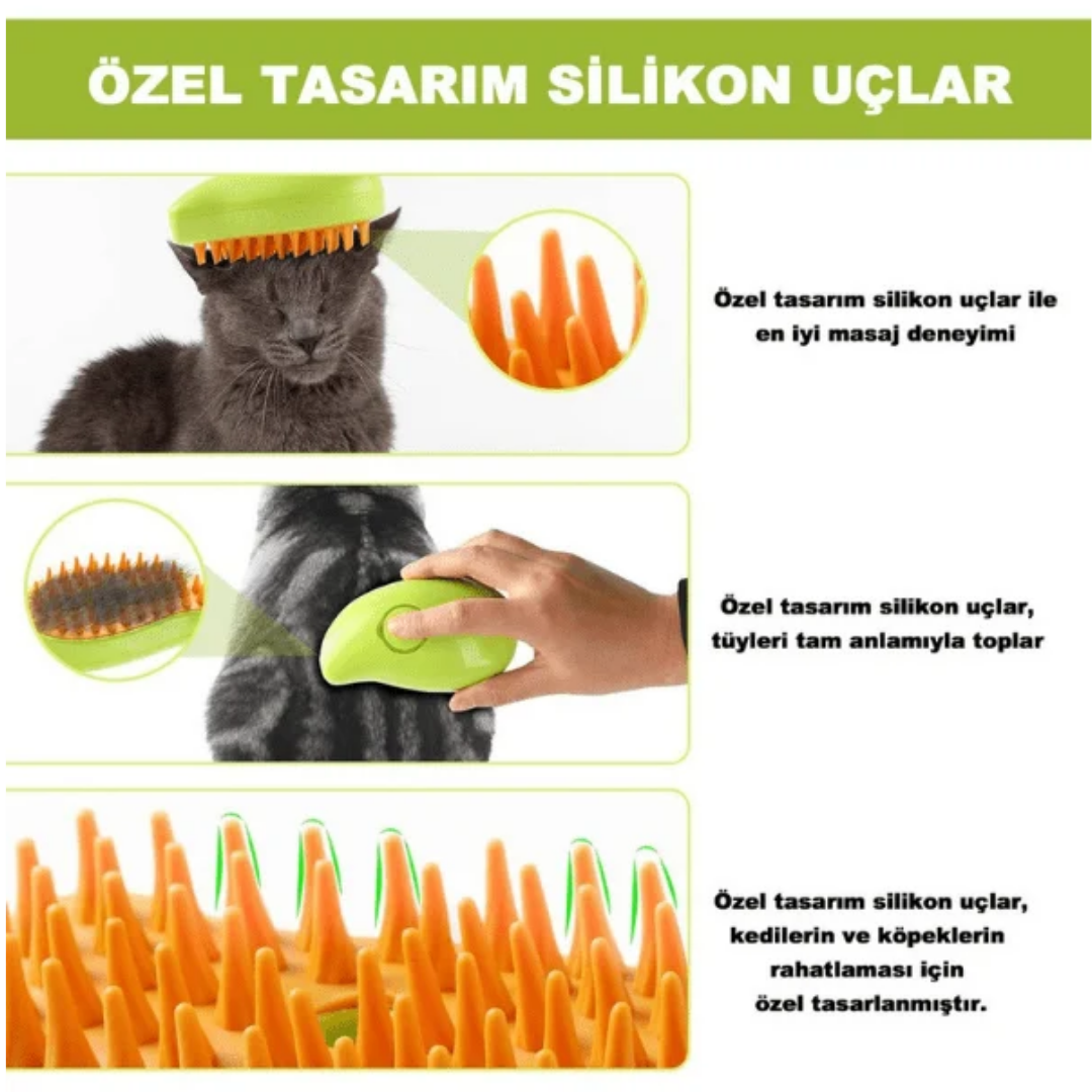 HERSEYSİZE™Buharlı Kedi Köpek Tarağı