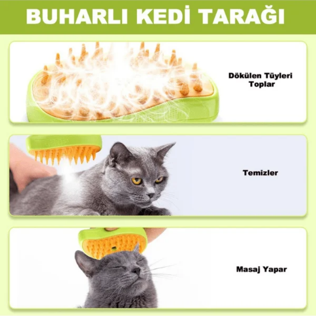 HERSEYSİZE™Buharlı Kedi Köpek Tarağı