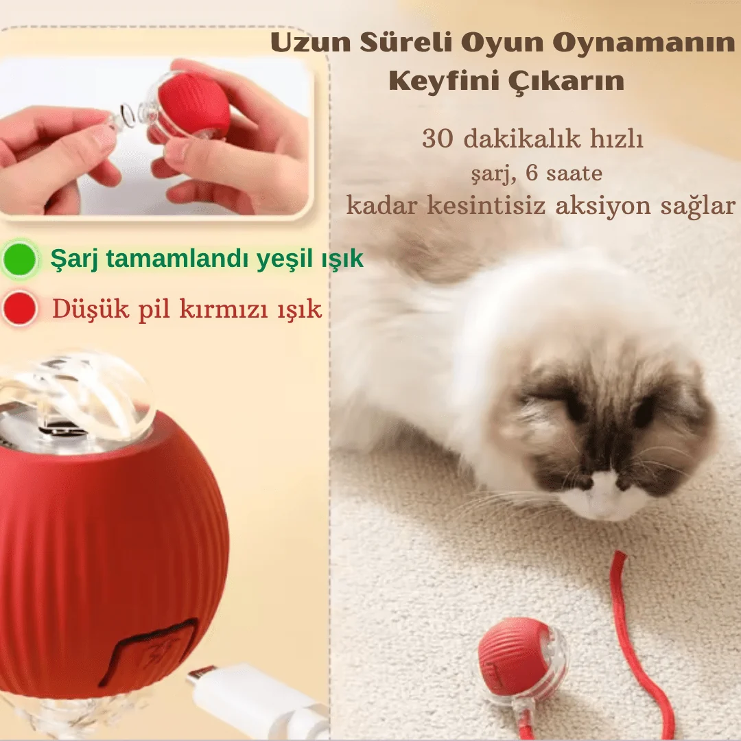 HERSEYSİZE™ Işıklı Otomatik Hareket Eden Top