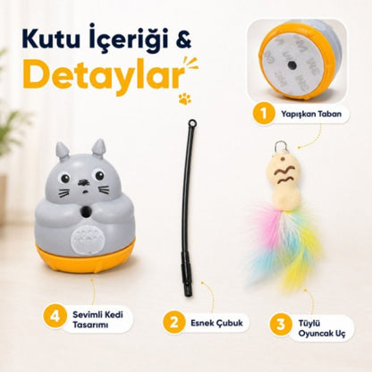 HERSEYSİZE™ Dönen Peluş Balıklı Olta Oyuncağı