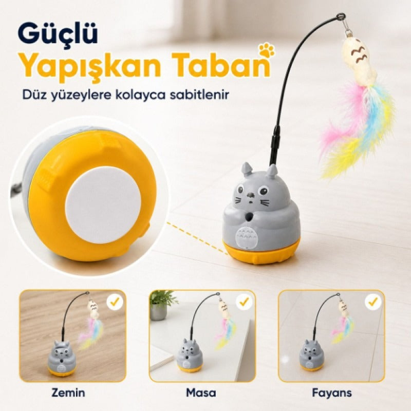 HERSEYSİZE™ Dönen Peluş Balıklı Olta Oyuncağı