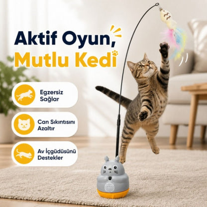HERSEYSİZE™ Dönen Peluş Balıklı Olta Oyuncağı