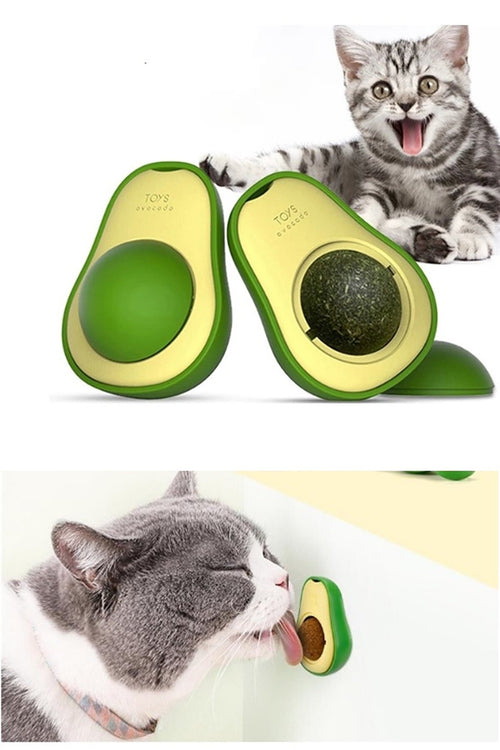 HERSEYSİZE™ Avokado Kedi Nanesi Oyun Topu