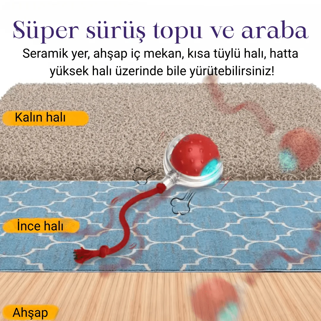 HERSEYSİZE™ Işıklı Otomatik Hareket Eden Top